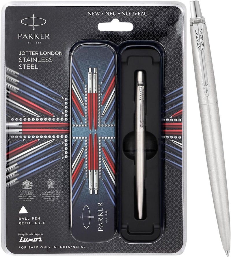 Parker Jotter London Stainless Steel Ball Pen - Image 1
